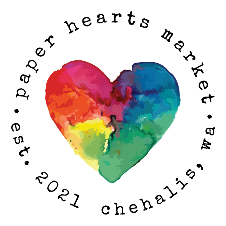 paper hearts market brand seal