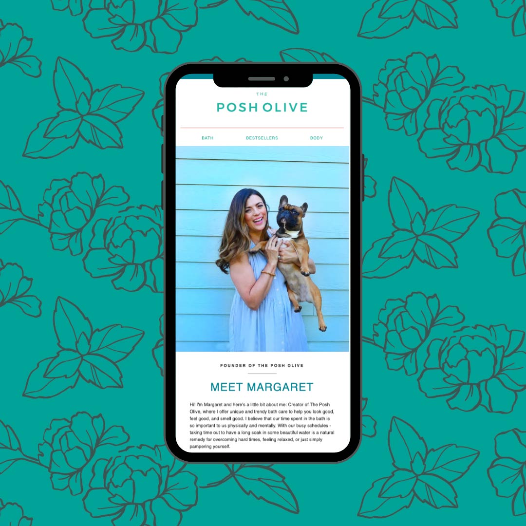 The Posh Olive Klaviyo Email Project