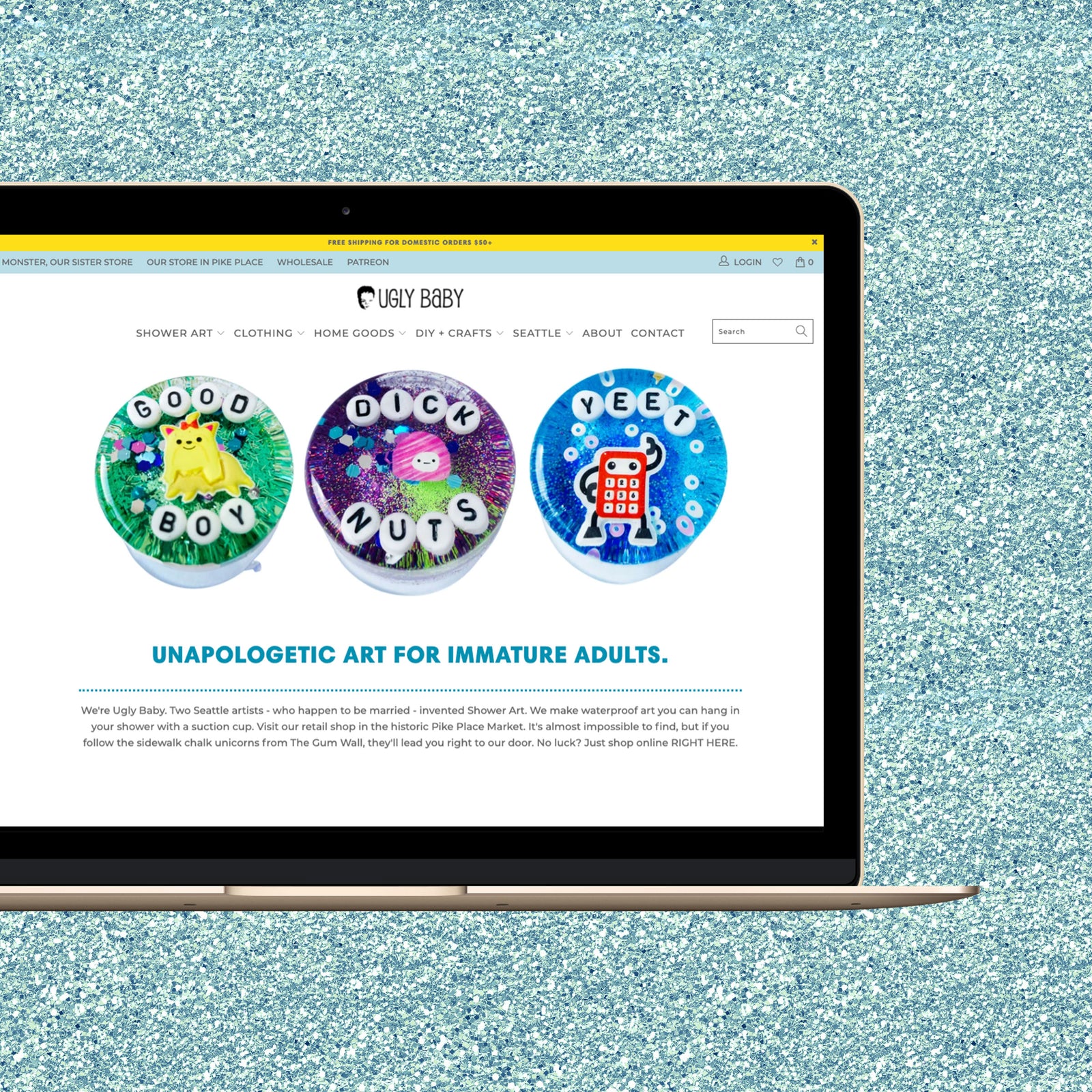 Ugly Baby Shopify Website